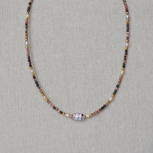 Collar Murano rosa