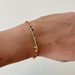 Pulsera Chaquiras multicolor